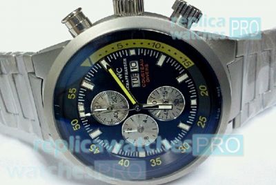 Copy IWC Aquatimer Chronograph Japan Quartz SS Case Watch